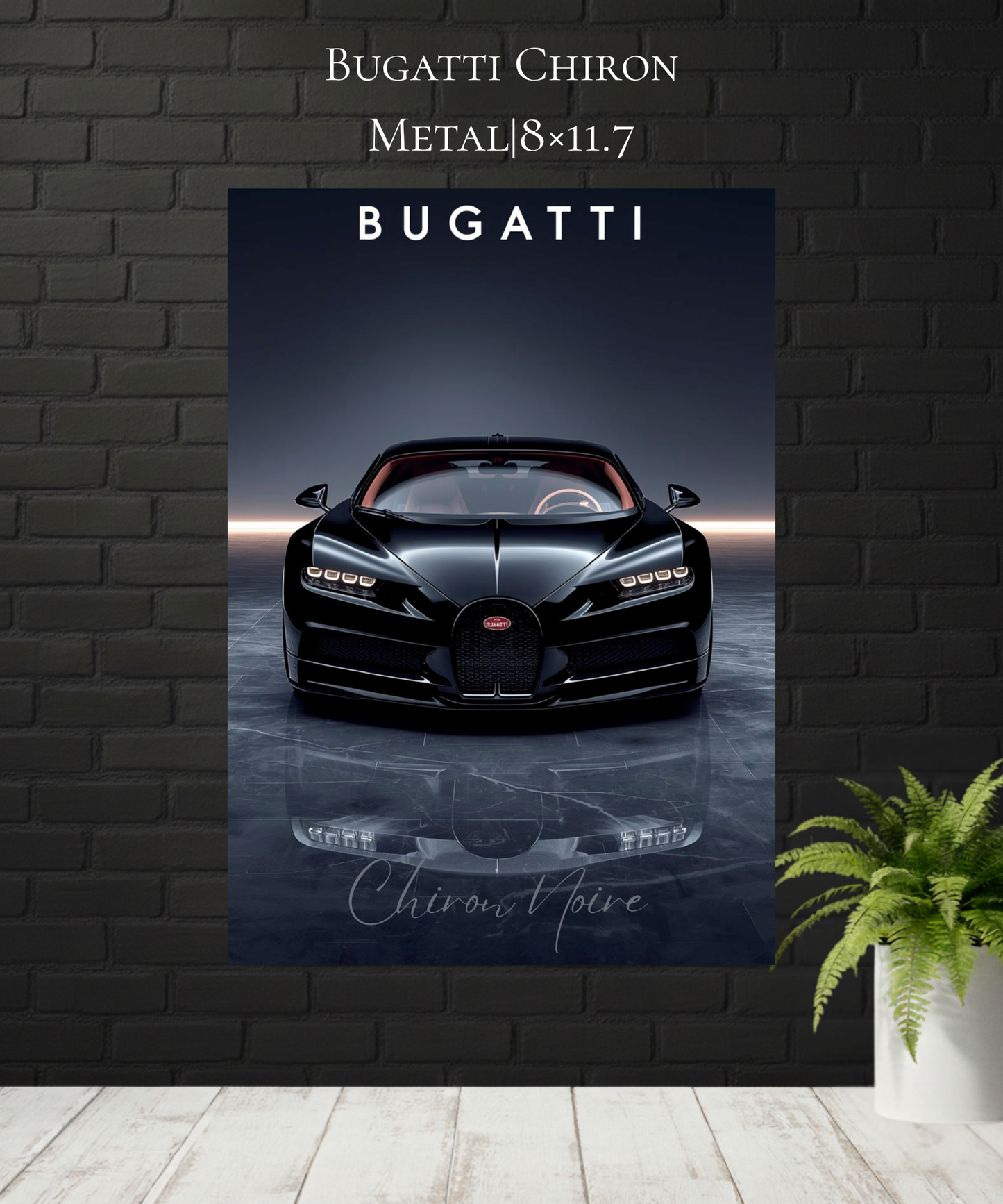 Bugatti Chiron|Noire|Metal