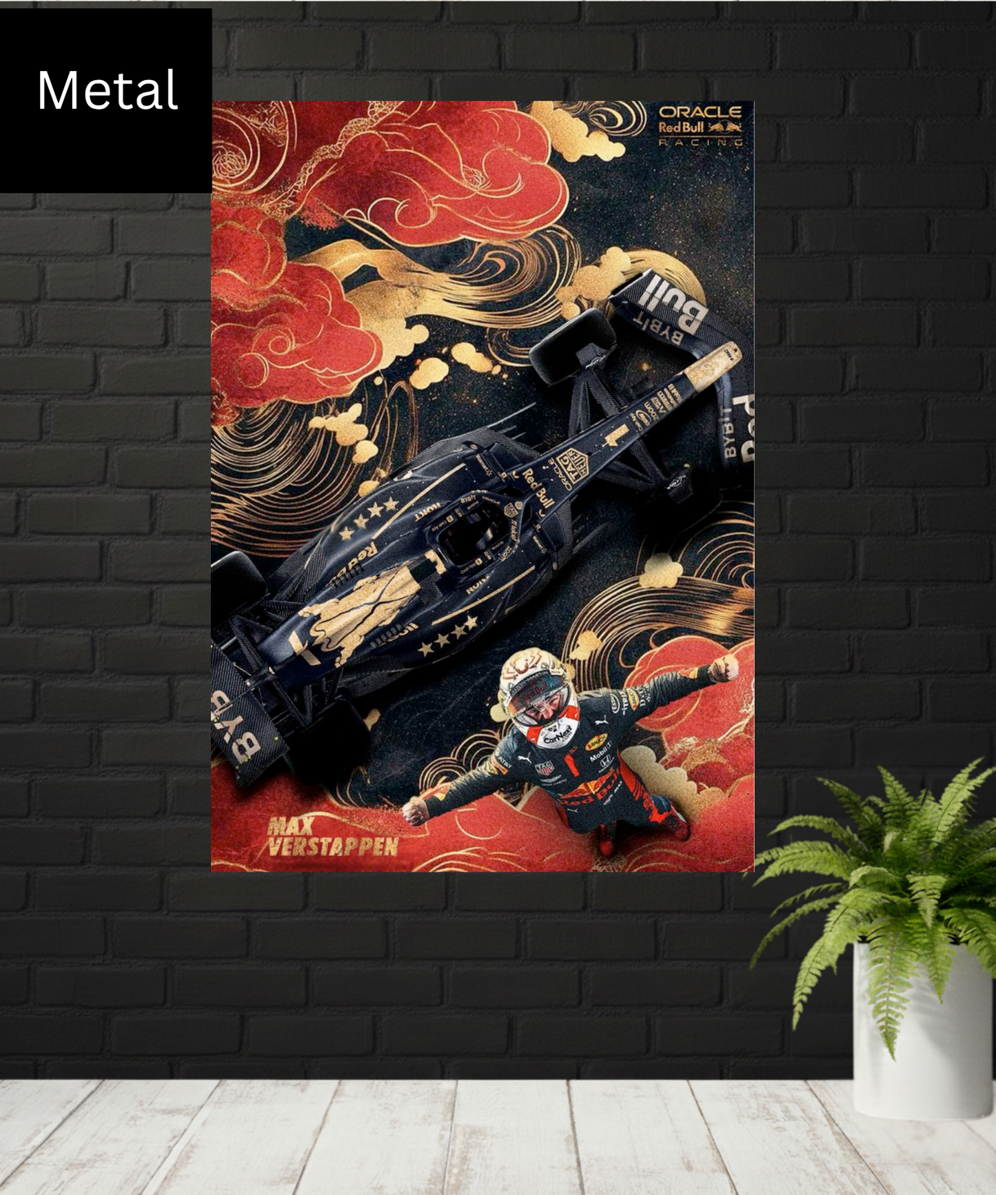 Max Verstappen|4-Time World Champion edition|Metal