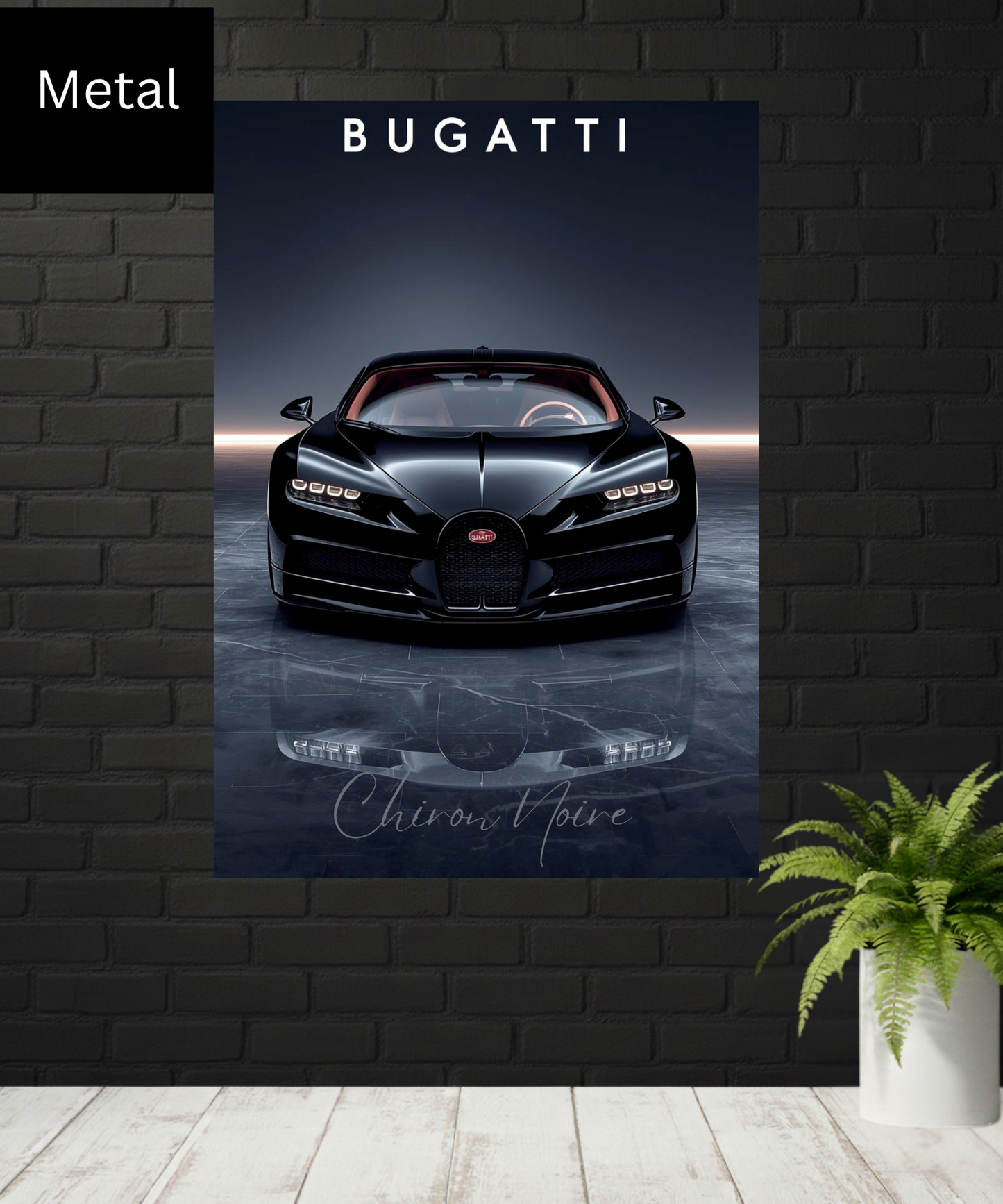 Bugatti Chiron|Noire|Metal