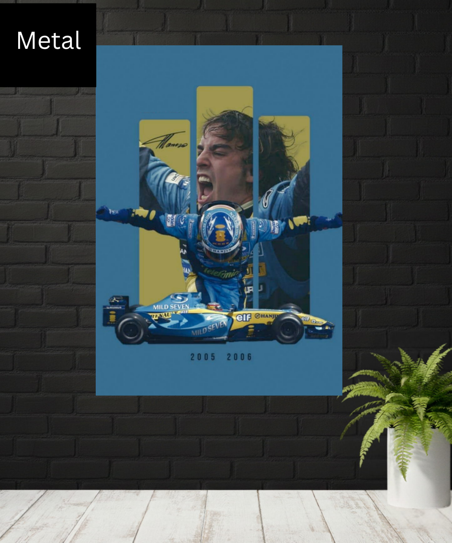 Fernando Alonso|2005-2006|Metal
