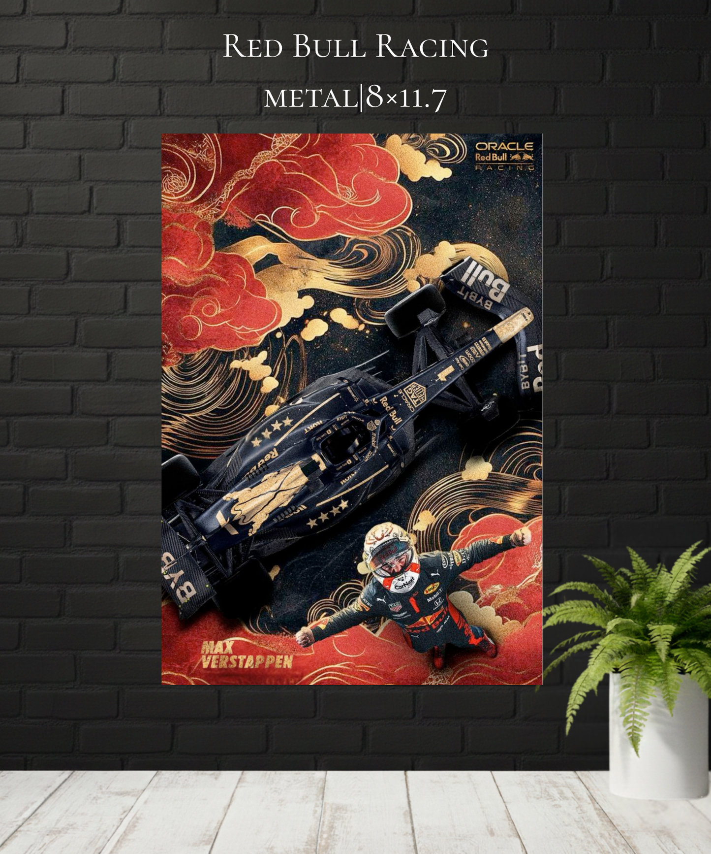 Max Verstappen|4-Time World Champion edition|Metal