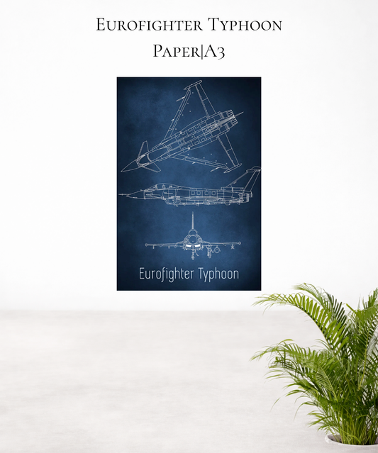 Eurofighter Typhoon x Blueprint|A3