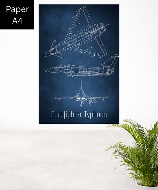 Eurofighter Typhoon x Blueprint|A4