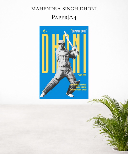 MS Dhoni|#2|A4