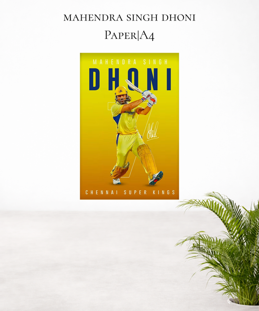 MS Dhoni|#1|A4